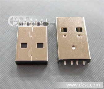 USB连接器1.9 USBA公沉板带耳朵 结构特点与应用解析